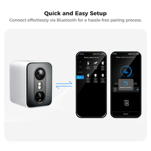 Lndu CL01 tuya App sạc pin Powered PIR phát hiện tầm nhìn ban đêm WIFI không dây IP <span class=keywords><strong>Camera</strong></span> giám sát - Product Image 3