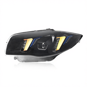 Une paire de phares pour BMW Série 1 <span class=keywords><strong>E87</strong></span> 2004-2011, feux de jour à LED bicolores et feux de position - Product Image 3