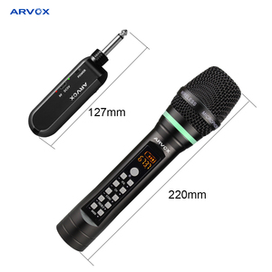 Micrófono Inalámbrico UHF Profesional K2 Universal para Karaoke, con Auriculares Dobles para Vlog, 2/4/6/8/10/12 Canales - Product Image 6