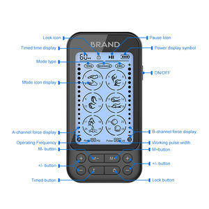 Fábrica Dual Channel 24 Modos Digital Massageador De Pulso Eletrônico Dezenas Massageador Dezenas Unidade Muscular Relaxe Máquina Ainda sem comentários - Product Image 2