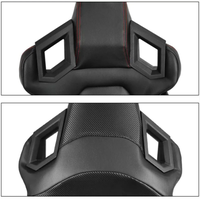 Siège baquet sport universel en cuir PVC JBR 1085, accessoires de voiture SIM, sièges de course réglables pour simulateur de véhicule