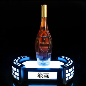 Portabottiglie con luce a Led da bar/supporto per bottiglie di liquore da bar/supporto per bottiglie di vino in acrilico a led wireless per bottiglia da discoteca - Product Image 4