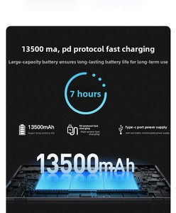 Nouveau produit <span class=keywords><strong>tactile</strong></span>, écran <span class=keywords><strong>portable</strong></span> de 15,6 pouces 1080P avec batterie intégrée de 135 000 mAh, recharge mobile pour les voyages - Product Image 3