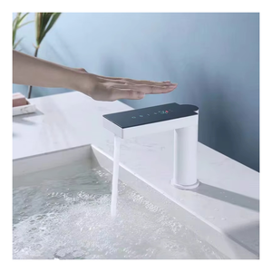 Vòi Nước Phòng Tắm Không Chạm Điều Khiển Nhiệt Độ Vòi Nước Bồn Rửa Phòng Tắm Cảm Biến Tự Động - Product Image 1