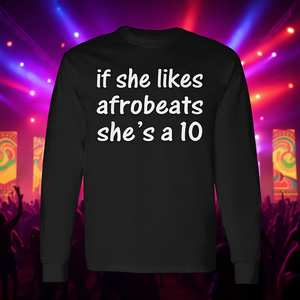 Camiseta de manga larga Afrobeats Love Music para fanáticos del afrobeat - Product Image 3