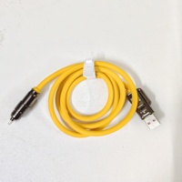 Kabel Sparrow 240W 6A 4-in-1 USB3.0 TPE Dual Head Empat Antarmuka Pengisian Cepat untuk iPhone & Silikon
