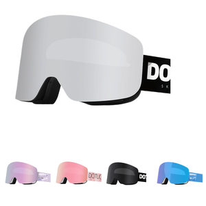 Masque de ski magnétique sans monture <span class=keywords><strong>TN</strong></span>, double couche anti-buée, lentille à changement rapide pour hommes <span class=keywords><strong>et</strong></span> femmes, compatible avec les lunettes de vue - Product Image 4