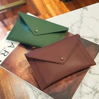 Porte-monnaie en cuir PU, élégant et portable, avec pince à billets, porte-documents, pochette multi-usages pour billets de voyage et rangement de passeport