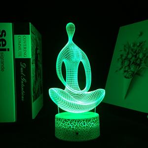 Lampe de nuit en acrylique LED pour enfants, figurine d'<span class=keywords><strong>action</strong></span>, décoration de chambre d'enfant, lampe de bureau 3D, cadeau d'usine - Product Image 3