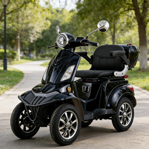 Scooter Eléctrico de Cuatro Ruedas Seguro y Estable / 60V/20Ah / Vista Quater-pro1 / Ideal para Usar en Todas las Estaciones / para Compras - Product Image 1