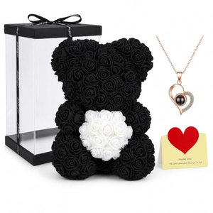OEM Rose 25cm Ours Cadeau d'Anniversaire Meilleur Ami Fleur Artificielle Éternelle Saint-Valentin - Product Image 1