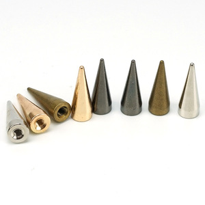 Décoration de collier pour animaux de compagnie DIY avec rivets coniques pointus, en laiton, <span class=keywords><strong>à</strong></span> <span class=keywords><strong>visser</strong></span>, accessoires pour chaussures, sacs et vêtements - Product Image 2