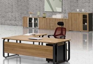 Bàn văn phòng gỗ nhỏ hiện đại L hình góc bàn quản lý văn phòng - Product Image 4