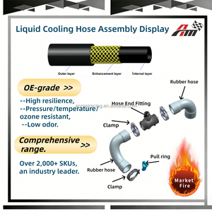 OE 2045018782 High Quality High Grade EPDM <strong>Radiator</strong> Coolant Hose for W204/W212 C-Class E-Class CLS (N274 Engine) - Product Image 5