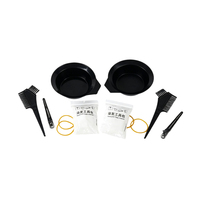 Kit de coloration et décoloration des cheveux jetable 8 pièces avec bonnet de douche - Outils de coiffure pour la maison et le bricolage