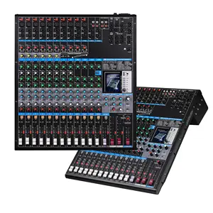 Precisão Pro Audio MGX1602 Mixers de placas de som de áudio Presonus Mixer de som digital profissional