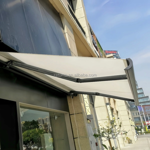 Có thể thu vào mái hiên Trắng tán cơ giới Patio điều khiển bởi Alexa và Google nhựa clip cho bóng Net boong màn hình - Product Image 3