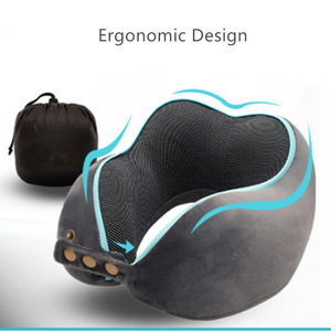Portable Slow Rebound Memory Foam U-shaped <strong>Pillow</strong> Ergonomic Breathable Soft Neck Warp Support Travel <strong>Pillow</strong> - Product Image 3