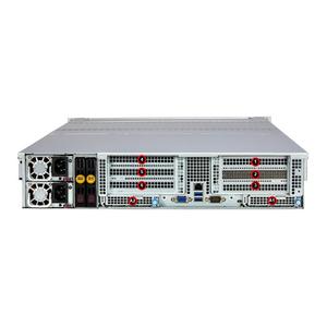 Torre Supermicro SSG-521E-E1CR24L de un solo zócalo, compatible con procesadores Xeon de 4.ª/5.ª generación, 24 bahías LFF, en stock - Product Image 3