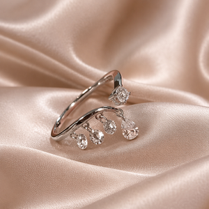 Anillo de Borla Xinfly de Oro Sólido de 18K con Diamante Cultivado en Laboratorio, Perforado con Láser, Colgante, Joyería Móvil AU750, Precio de Fábrica para Fiestas - Product Image 4