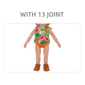 6 Inch Dễ Thương Búp Bê Đan Bộ, Thời Trang Dễ Dàng Đan Cô Gái Tự Làm Thủ Công Búp Bê Để Ăn Mặc - Product Image 5