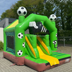 <span class=keywords><strong>Castillo</strong></span> Inflable con Tobogán Hpfburg, Temática Deportiva <span class=keywords><strong>de</strong></span> Fútbol, <span class=keywords><strong>Castillo</strong></span> Inflable Combinado con Tobogán para Niños - Product Image 5