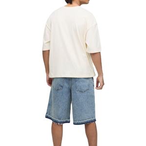 Nouveaux shorts déchirés personnalisés pour hommes, coupe classique décontractée avec cordon de serrage, pour l'été, en promotion à prix abordable - Product Image 2