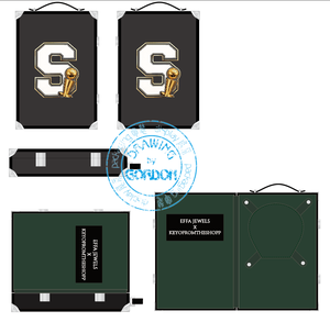 Custodia in similpelle personalizzata OEM per catena cubana hip-hop e ciondolo tennis, ideale per viaggi - Product Image 6
