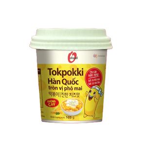 O'Food Instant Korean Tokpokki - Rich Cheese Flavor (105g Cup) High Quality Wholesale Price Korean street food flavor - Product Image 1