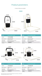 Tempat tidur logam campuran aluminium, bantuan pegangan tangan, wanita hamil, pasien orang tua, alat bantu pencegahan jatuh di malam hari - Product Image 4