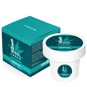 Etiqueta privada Crema curativa de cáñamo orgánico Extracto de cáñamo Crema de cáñamo CBD Alivio del dolor Cuidado de la piel pa - Product Image 3