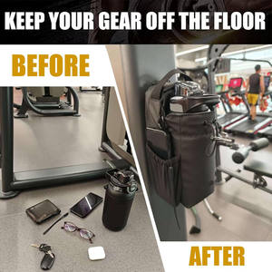 Bolsa de gimnasio deportiva magnética impermeable de alta calidad con portabotellas para hombres y mujeres - Product Image 3