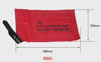 Le couvercle de verrouillage de sac en nylon pour prise surdimensionnée empêche la réactivation accidentelle Dispositif de verrouillage de prise électrique