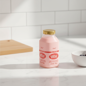 Boisson lactée fermentée aromatisée à la mangue de la marque Viloe, 100 ml, boisson laitière emballée, processus filtré, Zhejiang, 10 mois de conservation - Product Image 1