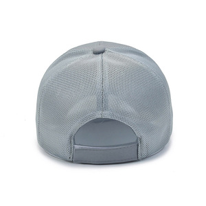 Men's Summer Breathable Mesh <b>Baseball</b> <b>Cap</b> Gray Outdoor Sun Hat Casual Duckbill <b>Cap</b> - Product Image 1