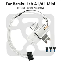 Untuk Bambu Lab A1/A1 Mini Hotend Heating Assembly Block Kit Upgrade 4.0 Ceramic Insulator Base 300 ℃   Suku Cadang Printer 3D Bamboo Lab