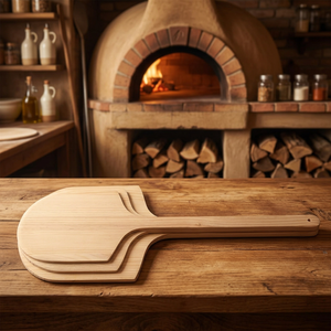 Pala para Pizza de Madera con Mango Largo, Tabla de Madera Natural para Servir Pizza y Pan, Utensilio de Cocina - Product Image 4