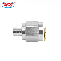 Fabricant laiton 50 Ohm N Type prise mâle à sertir pour RG402 0.141 pouces 0.141 "câble RF coaxial connecteurs coaxiaux en stock
