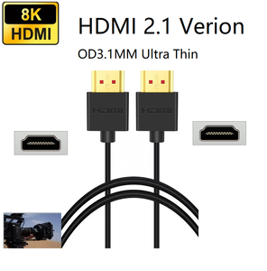 Manufactory Aangepaste 8K Hdm 2.1 Od 3.1Mm 90 Graden Schuin Links Rechts Omhoog Naar Beneden Hdm Projectkabel - Product Image 5