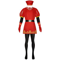 Kostum Cosplay Halloween Monster Sek 4D Musca Falquid Lord Pakaian Tradisional Wanita Tionghoa untuk Pertunjukan Panggung