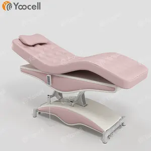 Yoocell beauty salon furniture 3 motors electric massage salon table bed eyelashes facial spa bed tatoo chair for nail salon
