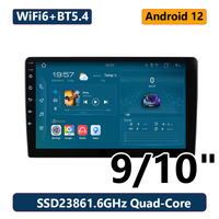 Autoradio Android LODARK N2 9/10 pouces, écran IPS Android 12 SSD2386, GPS Navi, CarPlay sans fil, universel