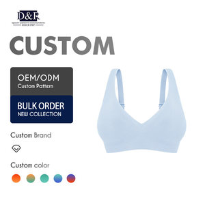 Soutien-gorge push-up sans armatures en tricot imprimé personnalisé pour femme, élégant et sexy, avec bonnets profilés, pour la vente en gros (ODM) - Product Image 1