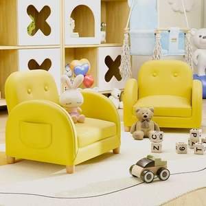 Canapé-lit nordique moderne de luxe à un siège, pliable et réglable, mini-canapé pour enfants - Product Image 4