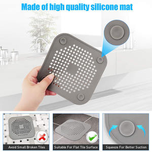 Kitchen <b>Sink</b> Basket Strainer Plastic Silica Gel Eco-Friendly Anti-blocking Bathtub <b>Stopper</b> Bathroom Floor <b>Drain</b> Shower <b>Sink</b> - Product Image 4