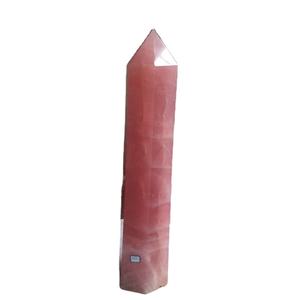 22.6kg natural rose cristal de quartzo cura varinhas de cristal tamanho grande obeliscos - Product Image 1