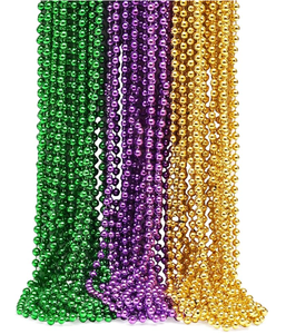 خرز ماردي غرا للرمي، قلائد وإكسسوارات بالجملة، أزياء للعروض، زينة للحفلات، مستلزمات للمناسبات - Product Image 2