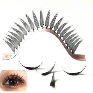 Extensiones de Pestañas de Volumen Pre-fabricadas Dragon, Curvatura CC, Estilo Anime, Extensión de Pestañas Comic Spire 0.07 mm, Suaves, Esponjosas, Mate Oscuro - Product Image 3