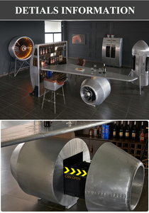 <strong>Industrial</strong> Solid Aluminum Iron Home Hotel Living Room Furniture Cafe <strong>bar</strong> <strong>Table</strong> / Pub <strong>bar</strong> <strong>Table</strong> - Product Image 4