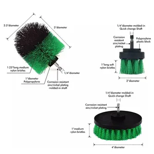 3er Pack Elektrobohrrad-Reinigungs bürstenset Power Scrub ber Bürstenset für die Pflege von Bohr fahrzeugen